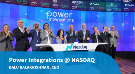Power Integrations Rings NASDAQ Opening Bell